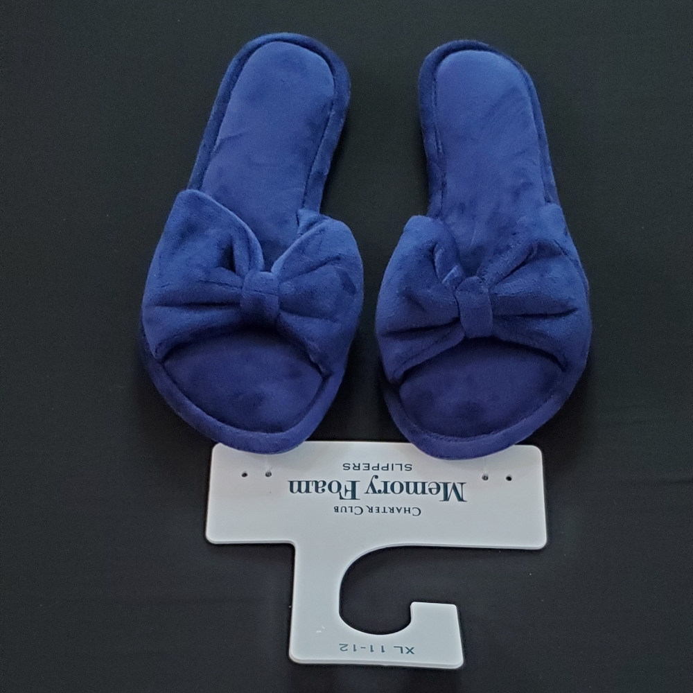 Charter Club Women's Memory Foam Slippers.